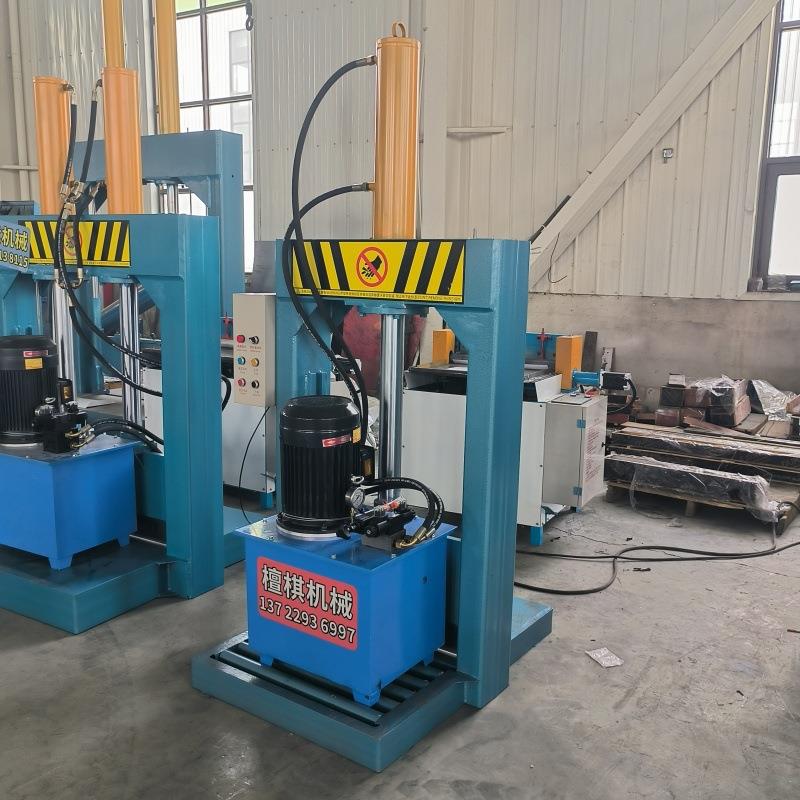 大塑料块液压铡刀叉车托盘切刀塑料托盘胶头切胶机