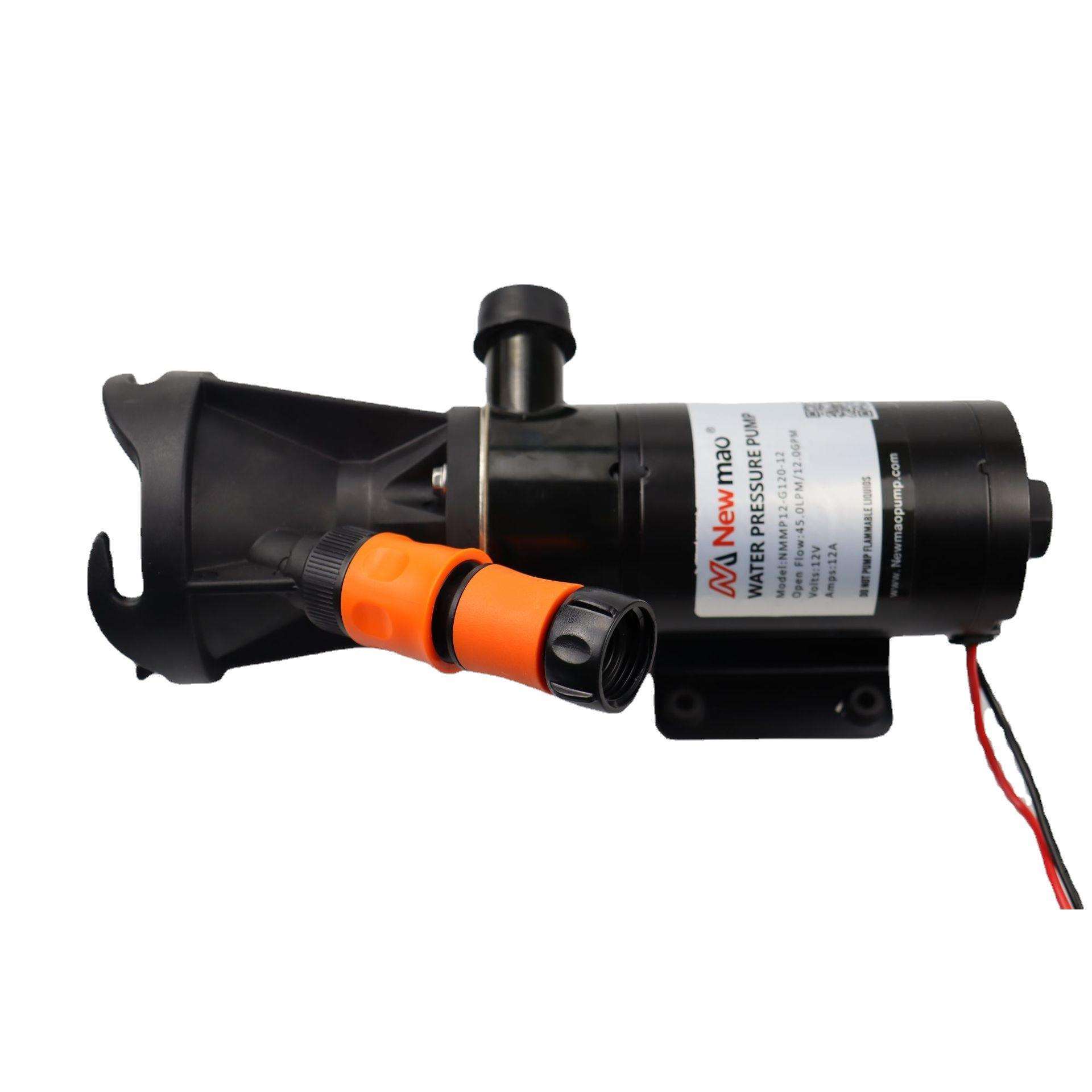 厂家直销畅销款小型污水泵房车游艇捣碎12V24V微型排污泵易于清理