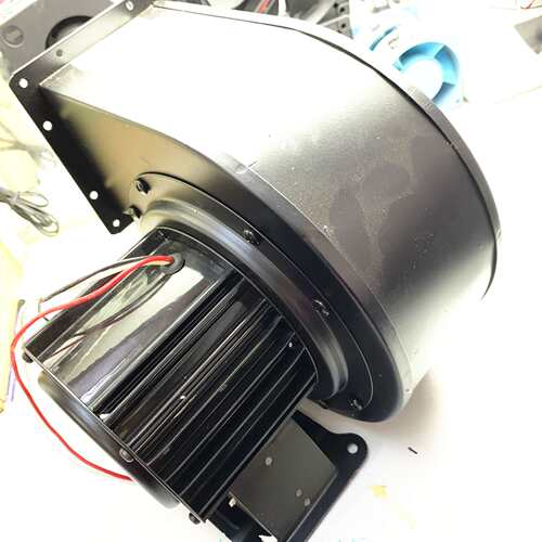 轴流风机150FLJ7离心风机2800r/min铁叶耐高温220V电子电机320W