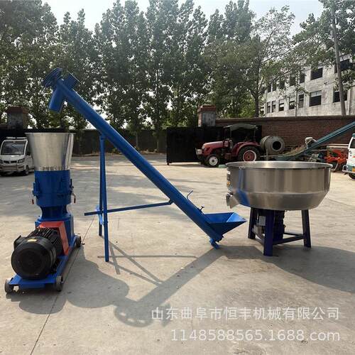 小型饲料殖机猫砂狗粮KBH秸秆制机鸭鸡鱼养饲料膨化粒机