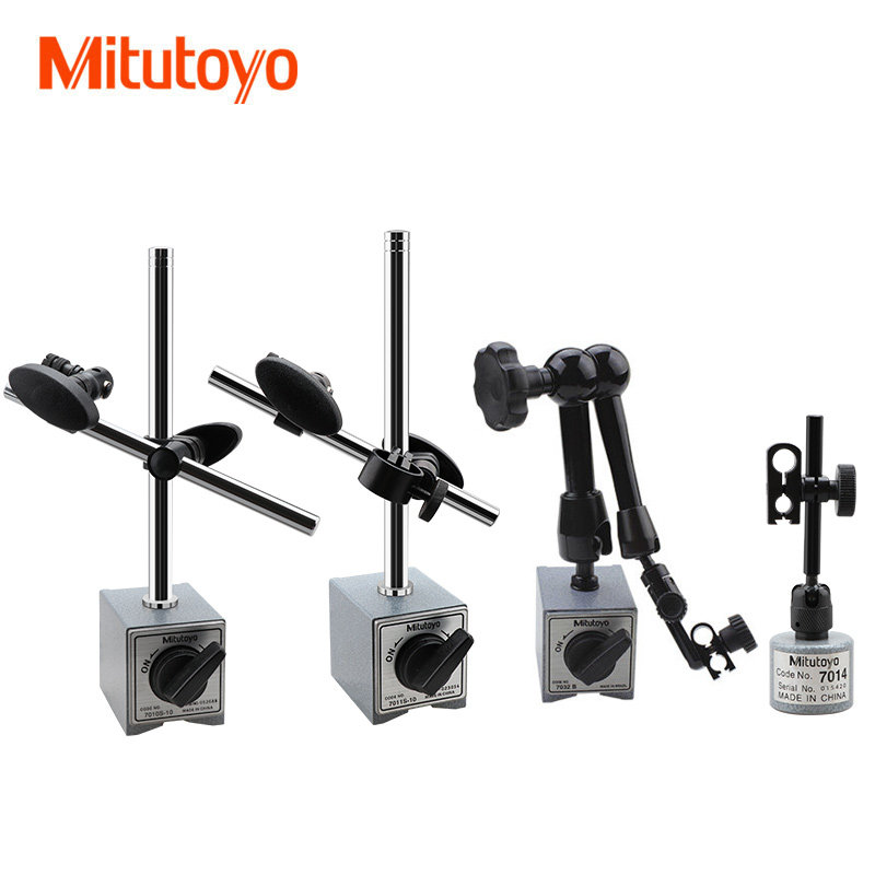 三丰mitutoyo磁性表座 7011S-10 机械万向磁力微调大表坐百分表座