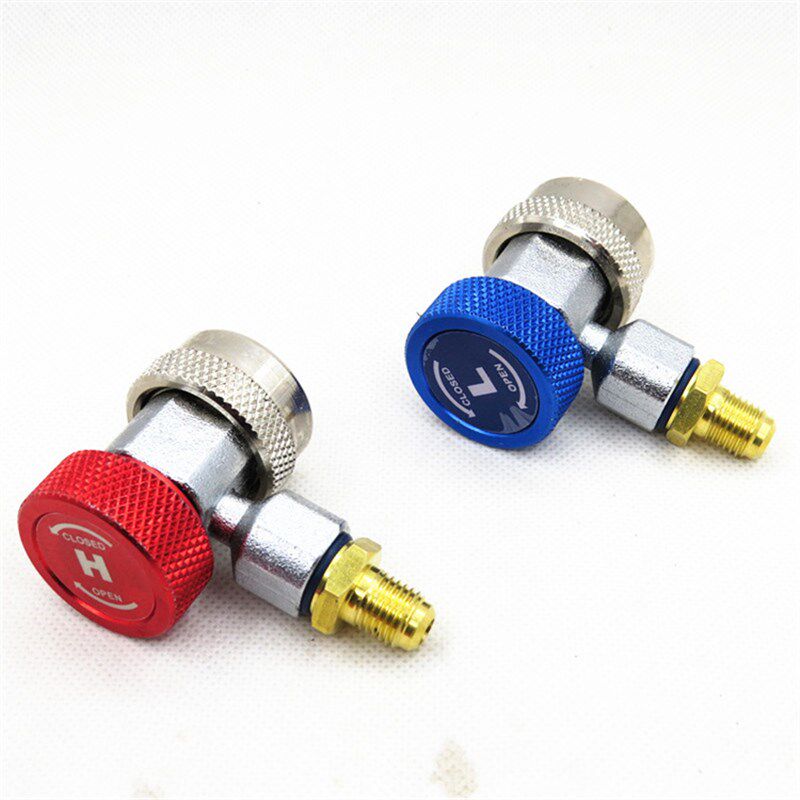 通用加氟工具套装汽车空调加氟表冷媒工具双表阀R134a雪种压力表