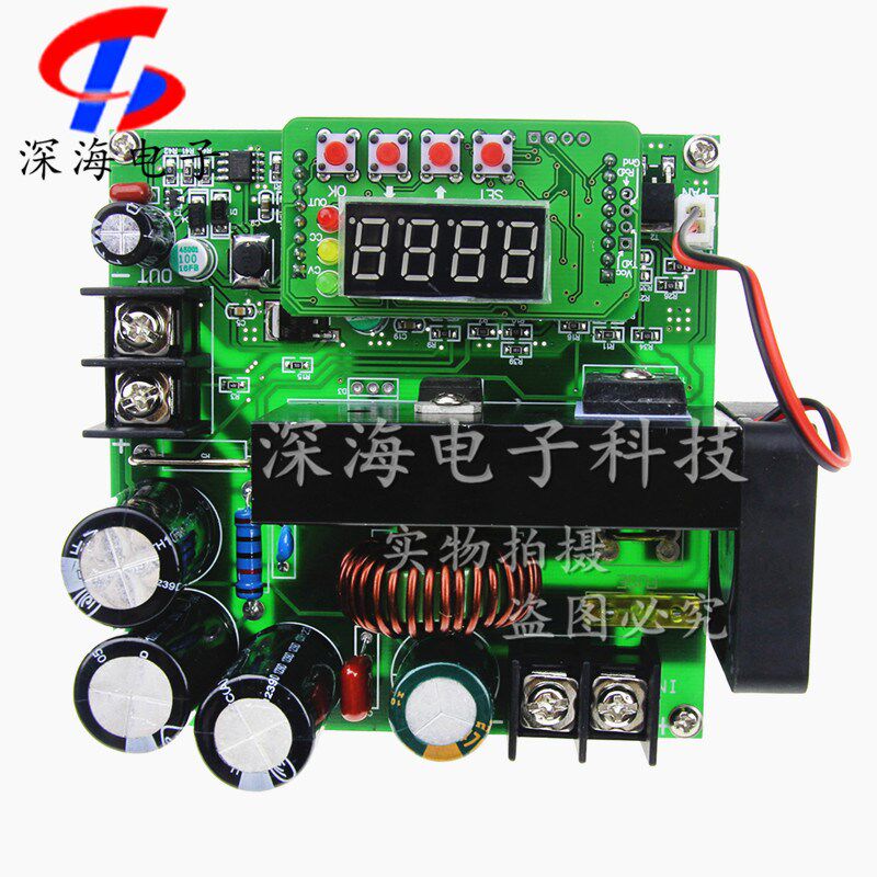 B900W数控直流稳压恒流电源可调升压模块电压电流表120V15A充电器