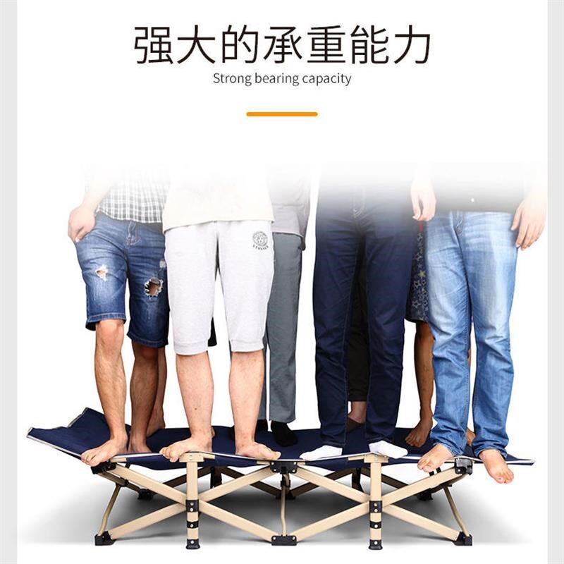 折叠床单人午睡床办公室家用午休床成人可折叠简易医院陪护行军床
