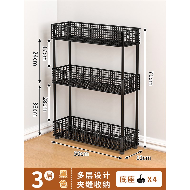 门缝置物架门后夹缝卫p生间缝隙浴室超窄款收纳柜极窄架子收纳架