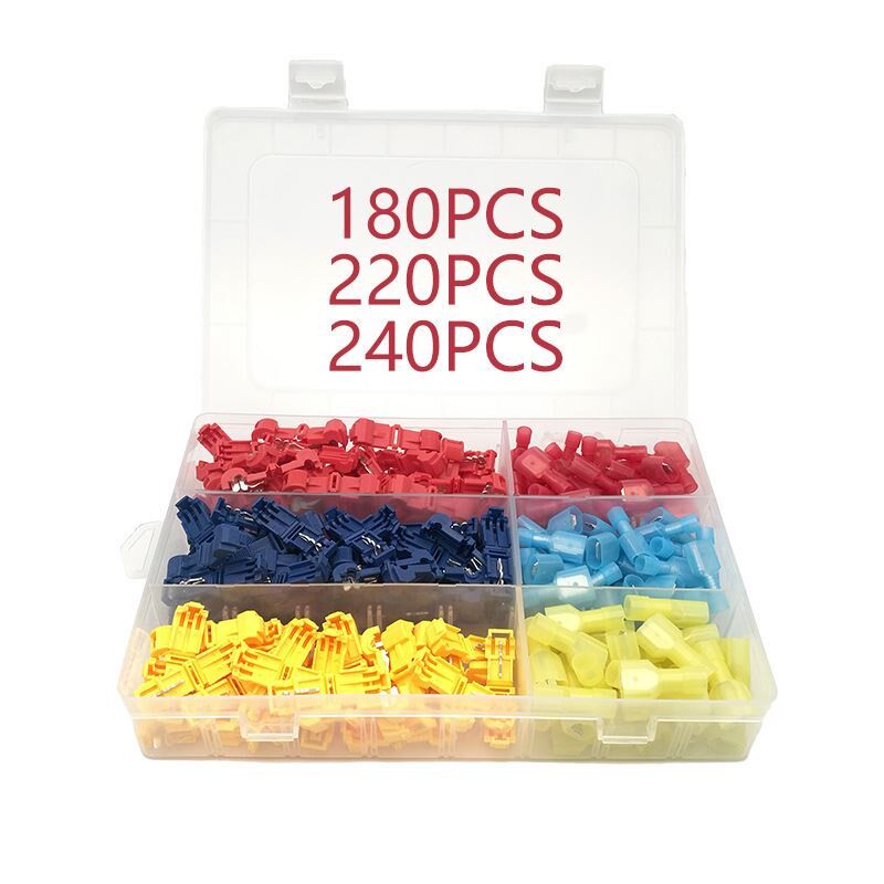 240/220/180免剥皮T型线夹线卡分线连接器 免破线Y快速接线端子