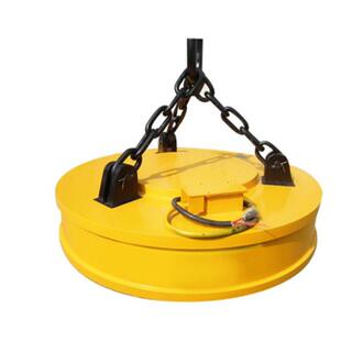 厂家销售电磁吸盘高频废钢铁圆形起重电磁铁型号全价格优