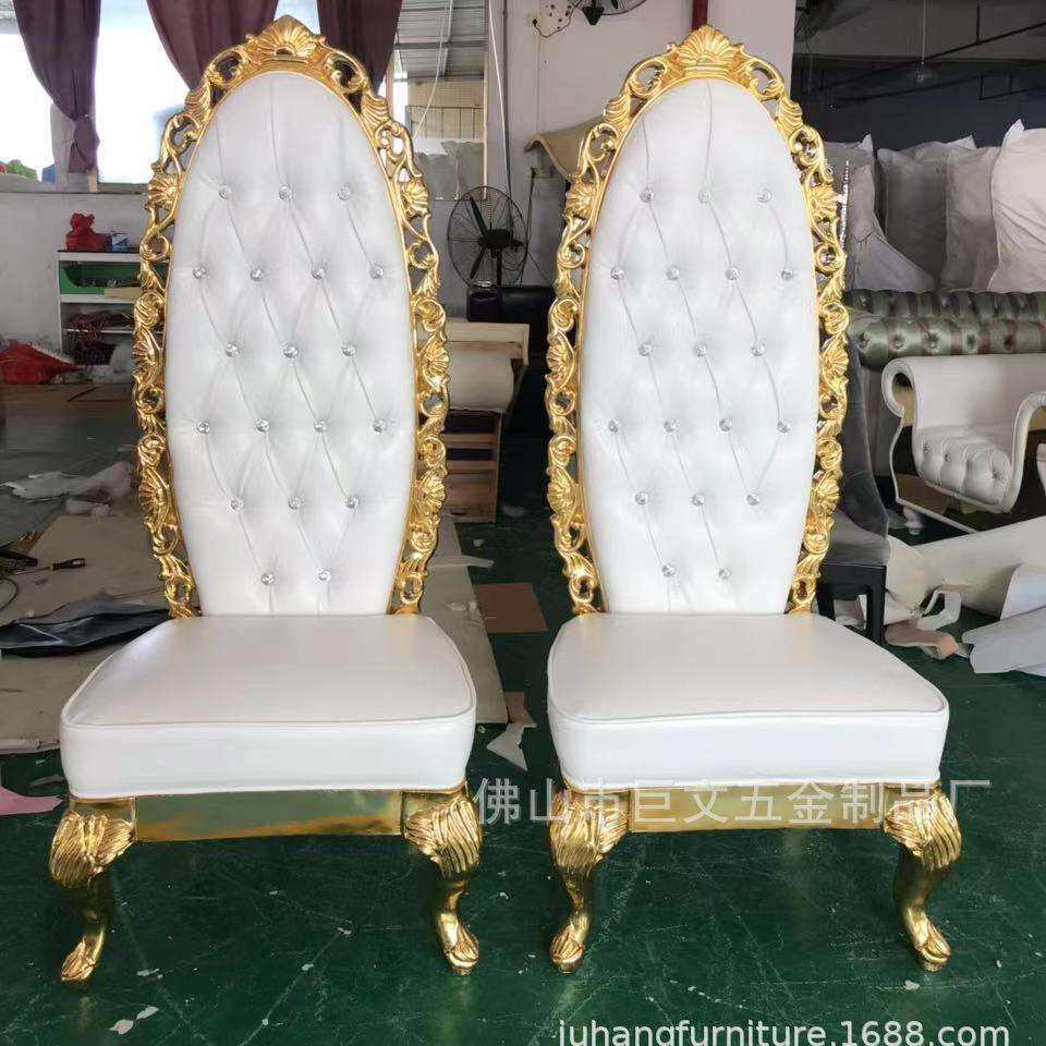 厂家直销婚礼高背椅酒店咖啡厅摄影棚多场景装饰椅活动现场布置批