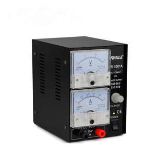 谊华YIHUA1501A手机维修稳压电源 15V 1A维修电源 稳压电源夹子线