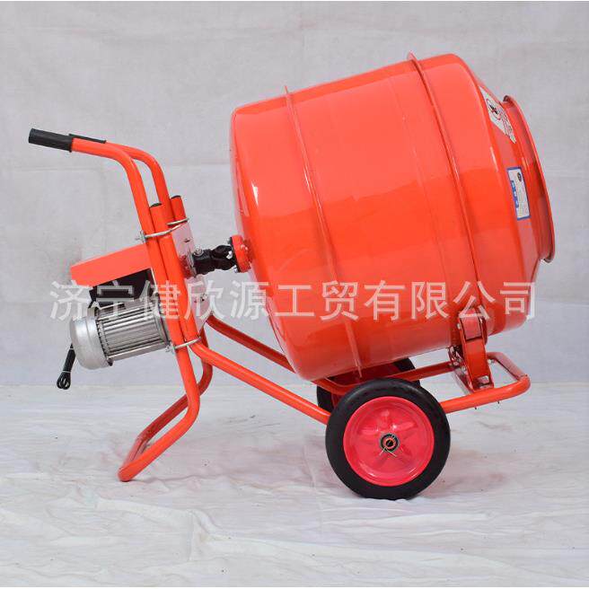 小型家用水泥搅拌桶建筑砂浆工地移动滚筒手推式卧式混凝土搅拌机