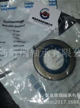 CFW-SIMRIT油封B1FUD2-25X47X7密封件内径25mm外径47mm厚度7mm