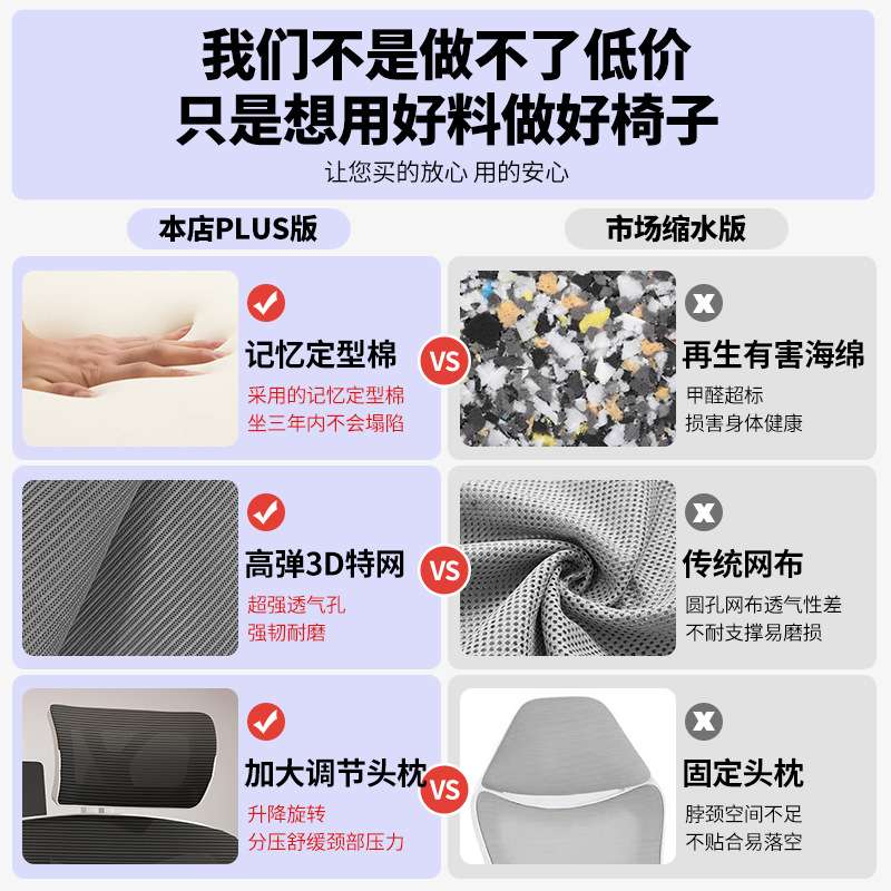 办公椅久坐不累人体工学椅舒适护腰可躺带搁脚椅子久坐转椅电脑椅