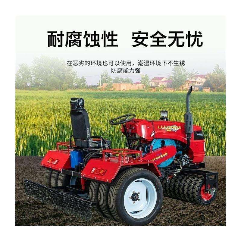 小麦拖拉机改装农用新款家用麦田平地机压地机镇压四驱压地机配件