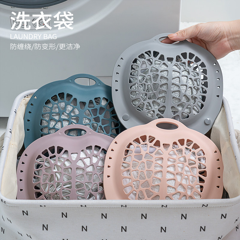 日式内衣洗衣袋滚筒洗衣机专用防变形胸罩清洗网兜硅胶文胸洗护袋