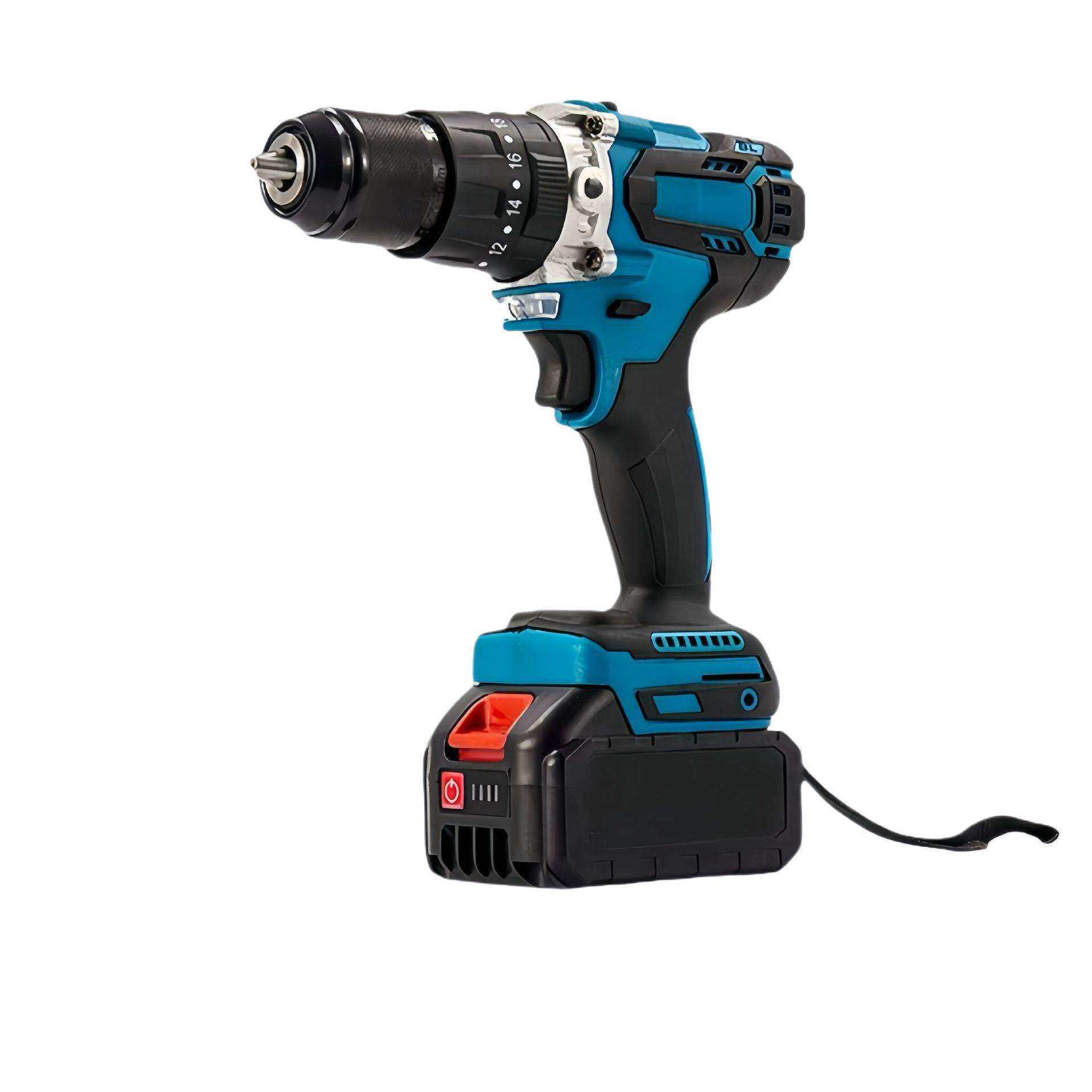 大功率13MM三功能无刷电机冲击钻耐用持久手持锂电钻 支持快充