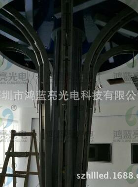 厂家供应P3室内全彩屏 异形LED显示屏 曲面全彩屏