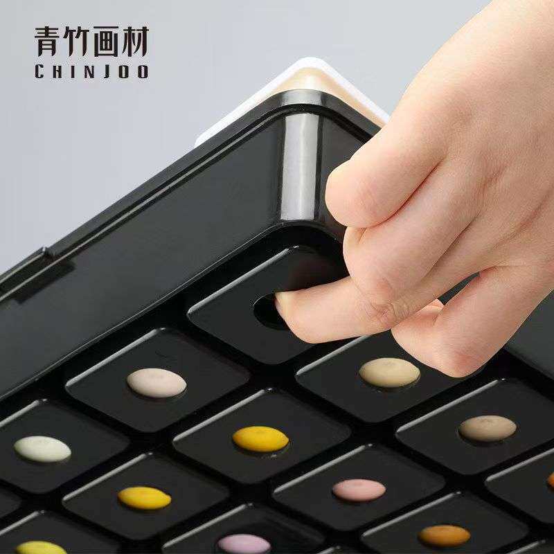 青竹丙烯颜料套装42色80ml高考青竹丙烯联考美术校考专业丙烯颜料