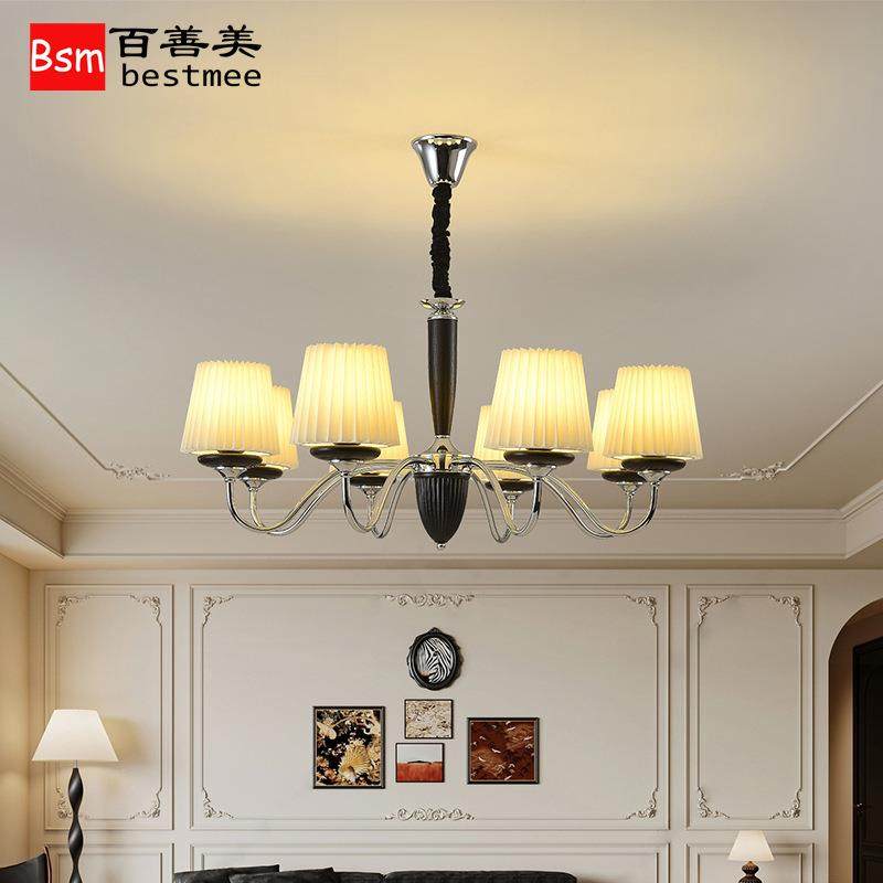 中古风客厅吊灯卧室美式餐厅灯胡桃实木新款法式复古灯饰客房专用,电子元器件市场,其它元器件,淘宝优惠券,粉丝福利购,淘宝优惠卷