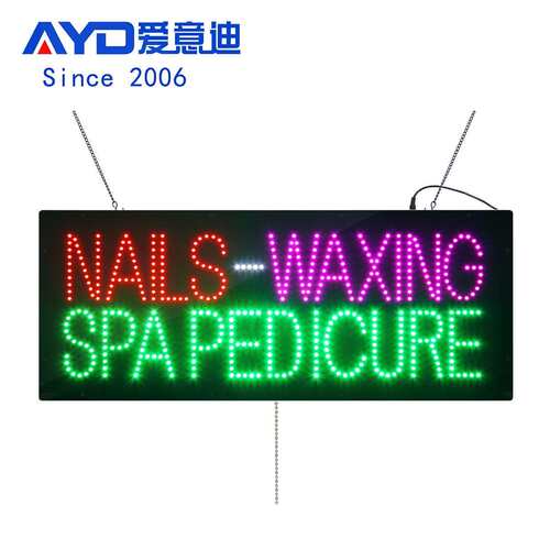 LED超亮高品质 开放式商业标牌 33x81CM 亚马逊热销招牌标识