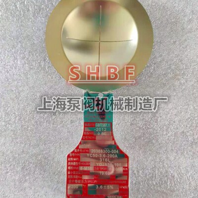 不锈钢爆破片YF65-0.095-140A 反拱开缝型爆破片 DN65 316L材质