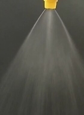 PP一体扇形喷嘴 工业清洗机电镀塑料喷头 除尘加湿雾化防腐蚀喷淋
