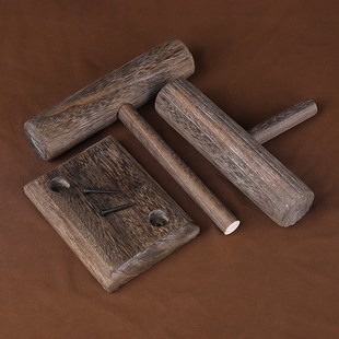 实木做旧两层手镯架挂手串架子手表收纳首饰架佛珠手链饰品展示架