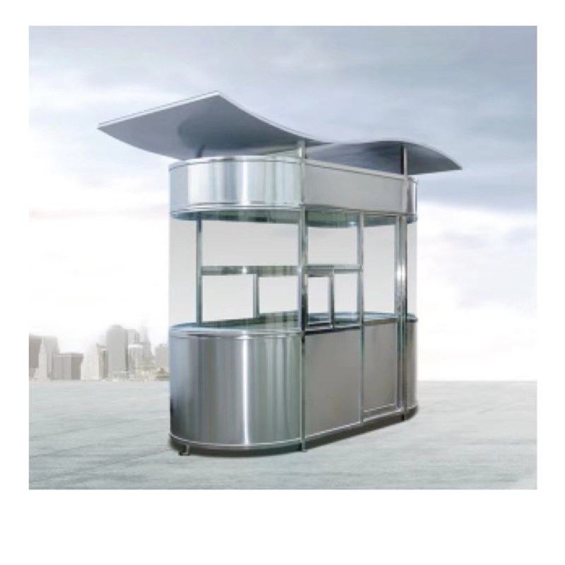 款式多小区停车场值班室可移动钢结构收费保安亭门卫值班收费岗亭