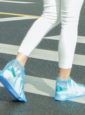 SAFEBET 雨季情侣防滑耐磨鞋套户外旅游防湿鞋低帮雨鞋防雨天鞋套