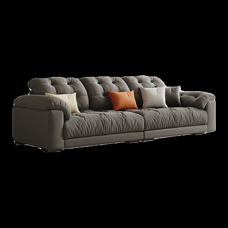 豆腐块沙发客厅简约现代轻奢大象耳朵小户型直排科技布艺云朵沙发