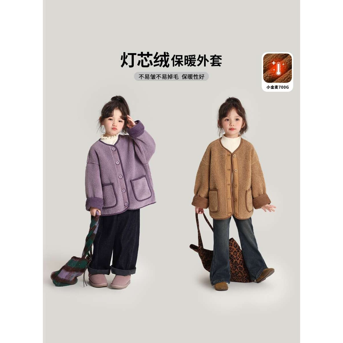 布丁哈鲁童装秋冬外套2024新其它园艺用品