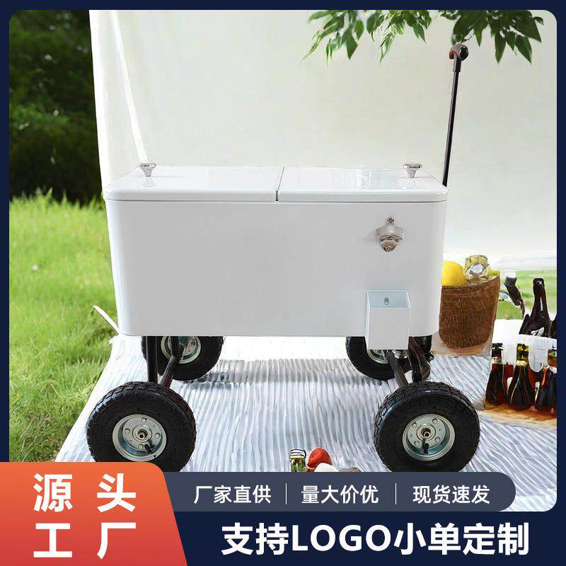 饮料桶 冰桶 马车款/拖车款双层冰桶 塑料啤酒冰厂家直发