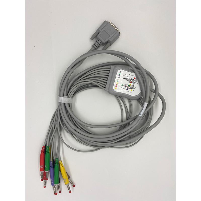 兼容邦健理邦iE300导线一体10导心电图机心电导联线