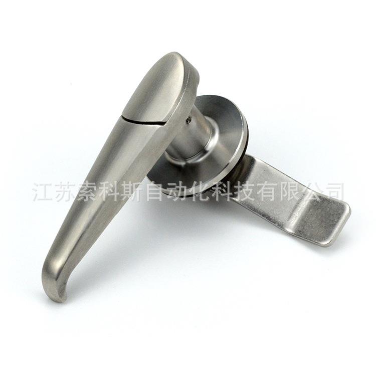 不锈钢电柜锁MS308-3 机箱把手锁工业设备电箱执手锁控制柜转舌锁