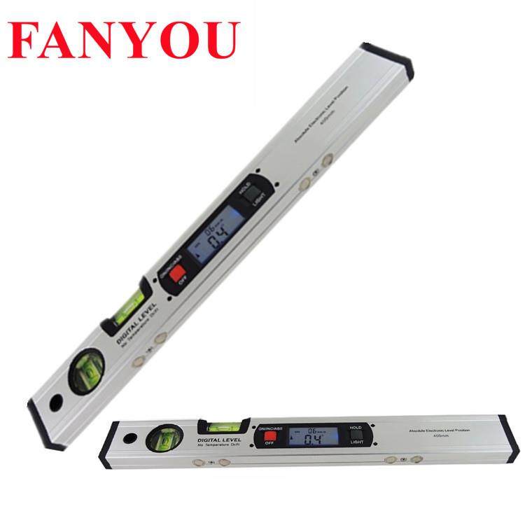 凡莜 背光数显铝合金水平尺 带水泡水平仪角度尺坡度仪倾角仪带磁