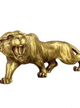 铜虎虎山工艺虎纯铜老虎摆件虎神办公室装饰上生肖铜礼品摆件