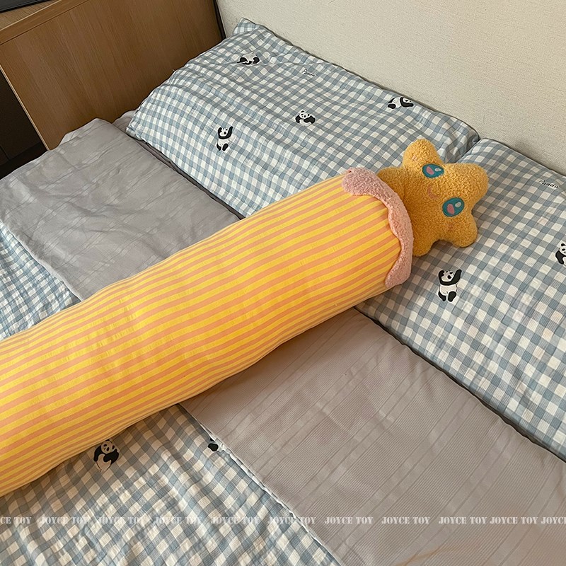 长条抱枕女生睡觉专n用孕妇床上侧睡夹腿圆柱靠枕头蜡烛骑枕可拆