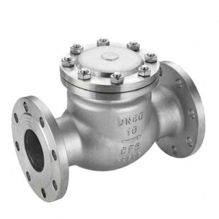 H44W 法兰止回阀DN15 651 16P不锈钢旋启式