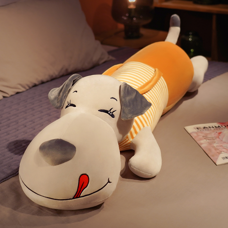 可爱长条抱枕靠垫靠枕陪你睡觉侧A睡夹腿男生款女生床上枕头可拆