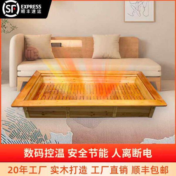 长方形取暖器火家用大号电箱湖南怀箱实木火火化烤盆烤火炉火电桶