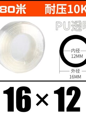 LNSYSNS沈阳山耐斯PU8*5气管 透明气动软管8mmI 12/10*6.5/6*4*2.