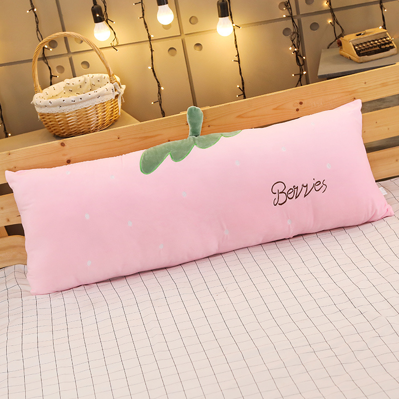卡通床头抱枕长条枕头沙发靠枕长方E形大靠背垫睡觉夹腿靠垫可拆
