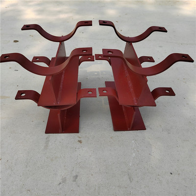 供应滑动管托 固定管托导向v管托 U型管夹支座 保冷管道管托支架