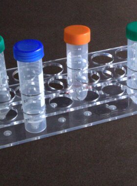 实验室有机玻璃离心管架10/15/50ML试管架6/10/12/18/20/30孔架子