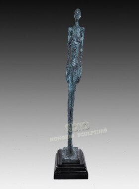 人物雕抽象家居工艺品2A29EP办公室包邮酒店欧式女子桌面摆件铜