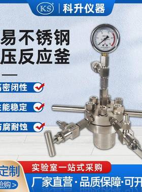 简易不锈钢高压反应釜CF-0.025L-20L高压釜实验室高压釜