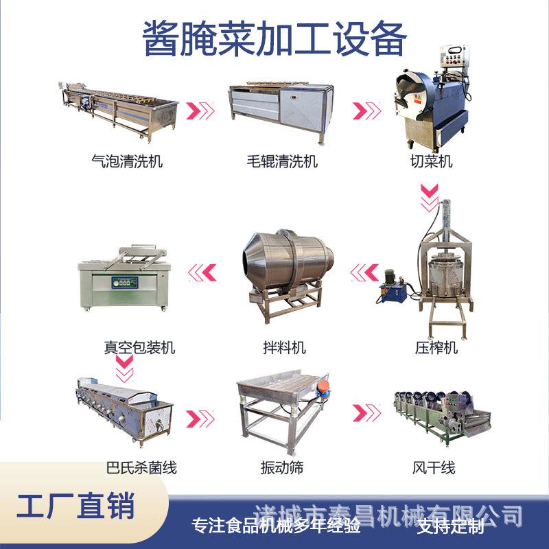 泡什锦萝卜加工设备全自动榨菜加工流水线芽苗菜生产设备清洗机