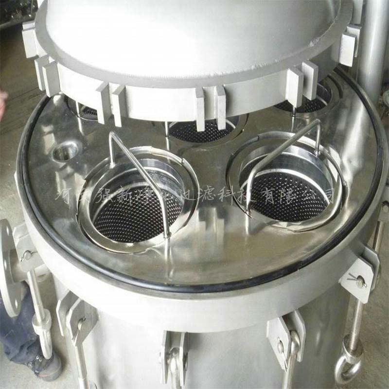 源头供应 强新工业用304/316不锈钢袋式过滤器 地下水/工业废水用