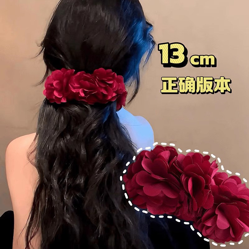 美人鱼造型一字夹后脑勺横夹女