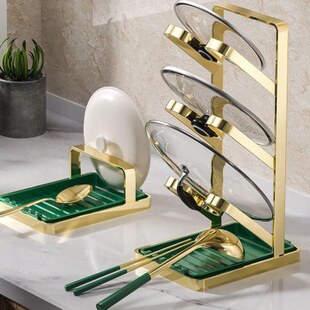 免打孔壁挂式置收纳神器锅盖架放墙上案板砧板厨房置物架菜板子架