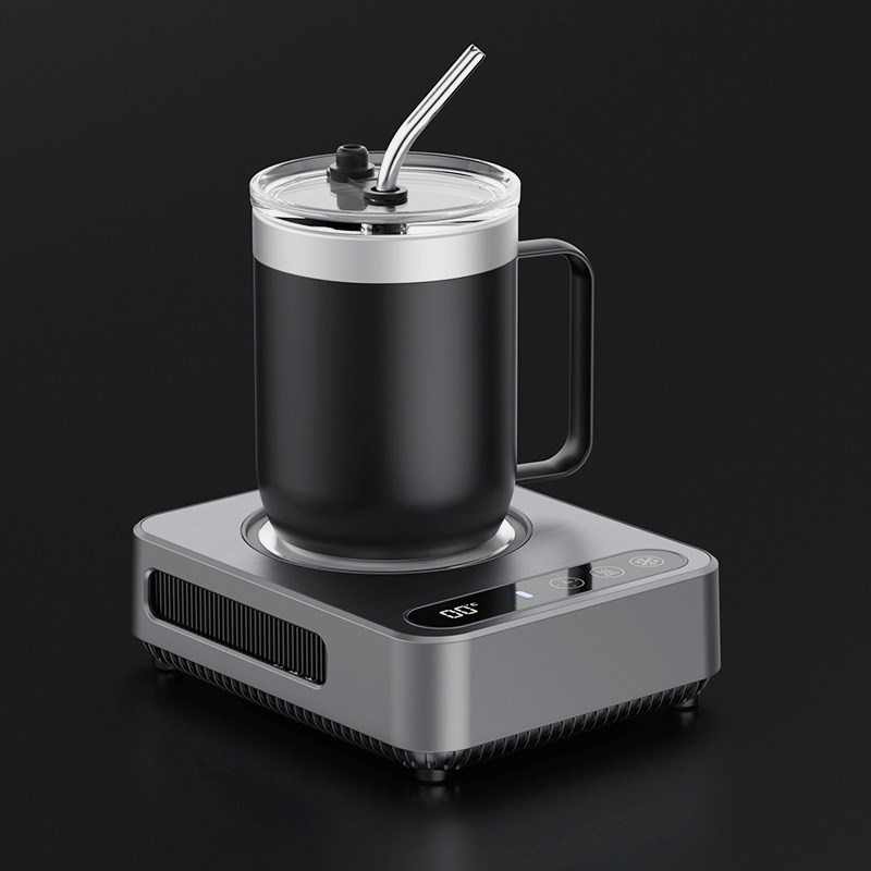 德国快速制冷杯垫办公室s桌面制冷机加热保温恒温两用冰镇饮料神